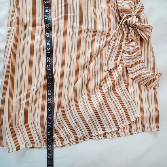 Wild Honey Mustard Yellow Striped Dress - Medium - Picture 8 of 8